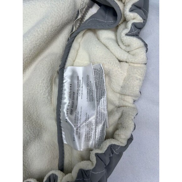 JJ Cole Infant Carrier Cover bundle me - Neutral Gray Weather Resistant+Fleece - Picture 6 of 6